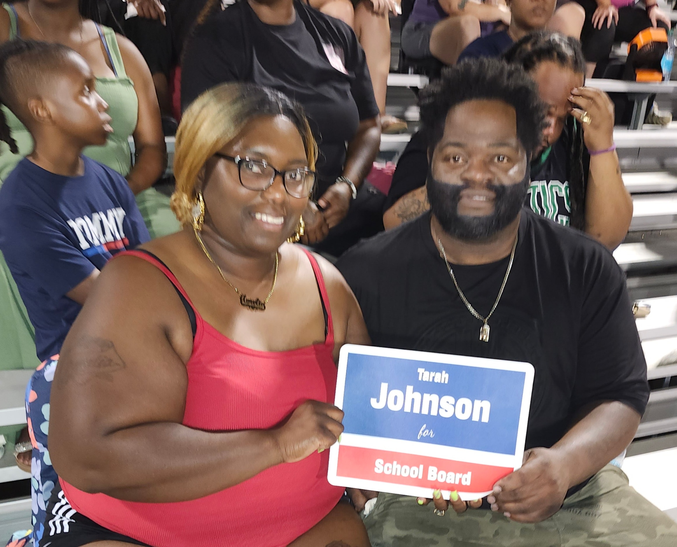 Parents gathered at the Crestwood High School football game