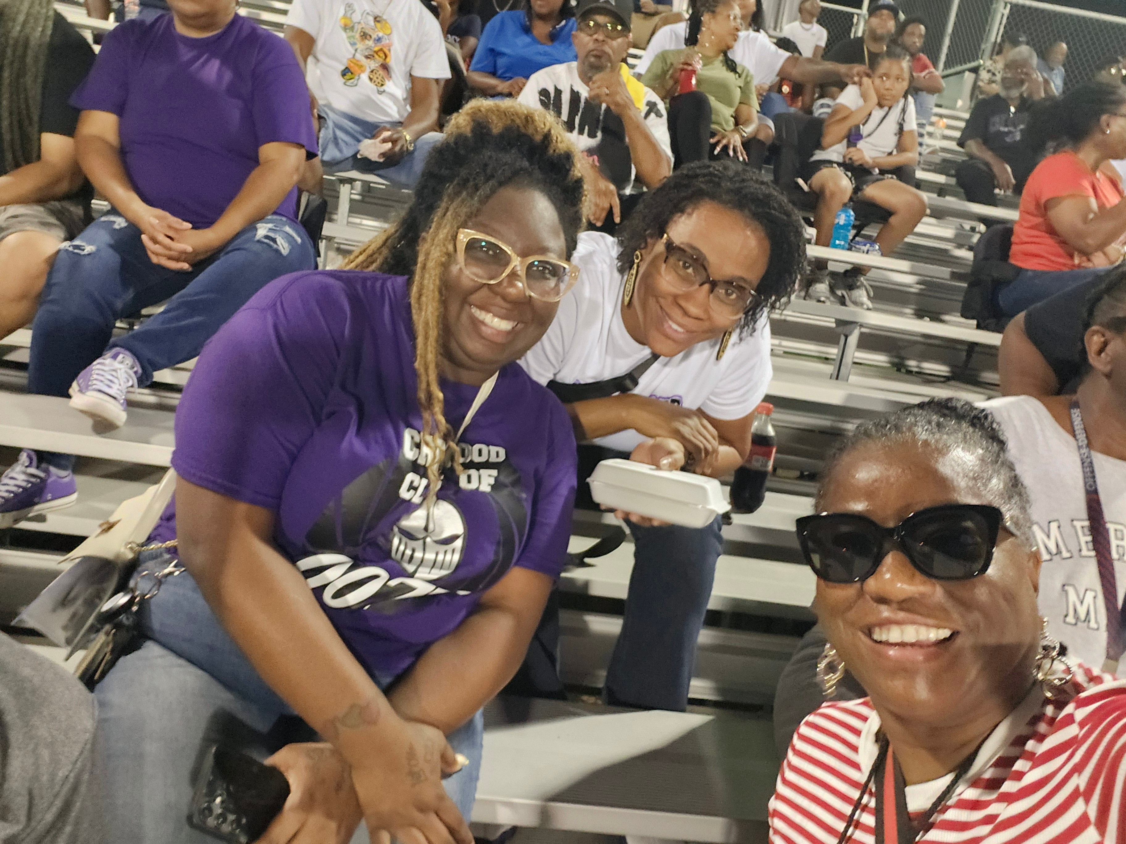 Community supporters gathered at a Crestwood football event